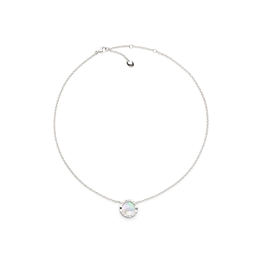 Serene Mother of Pearl Necklace, Sterling Silver | Kailis Jewellery