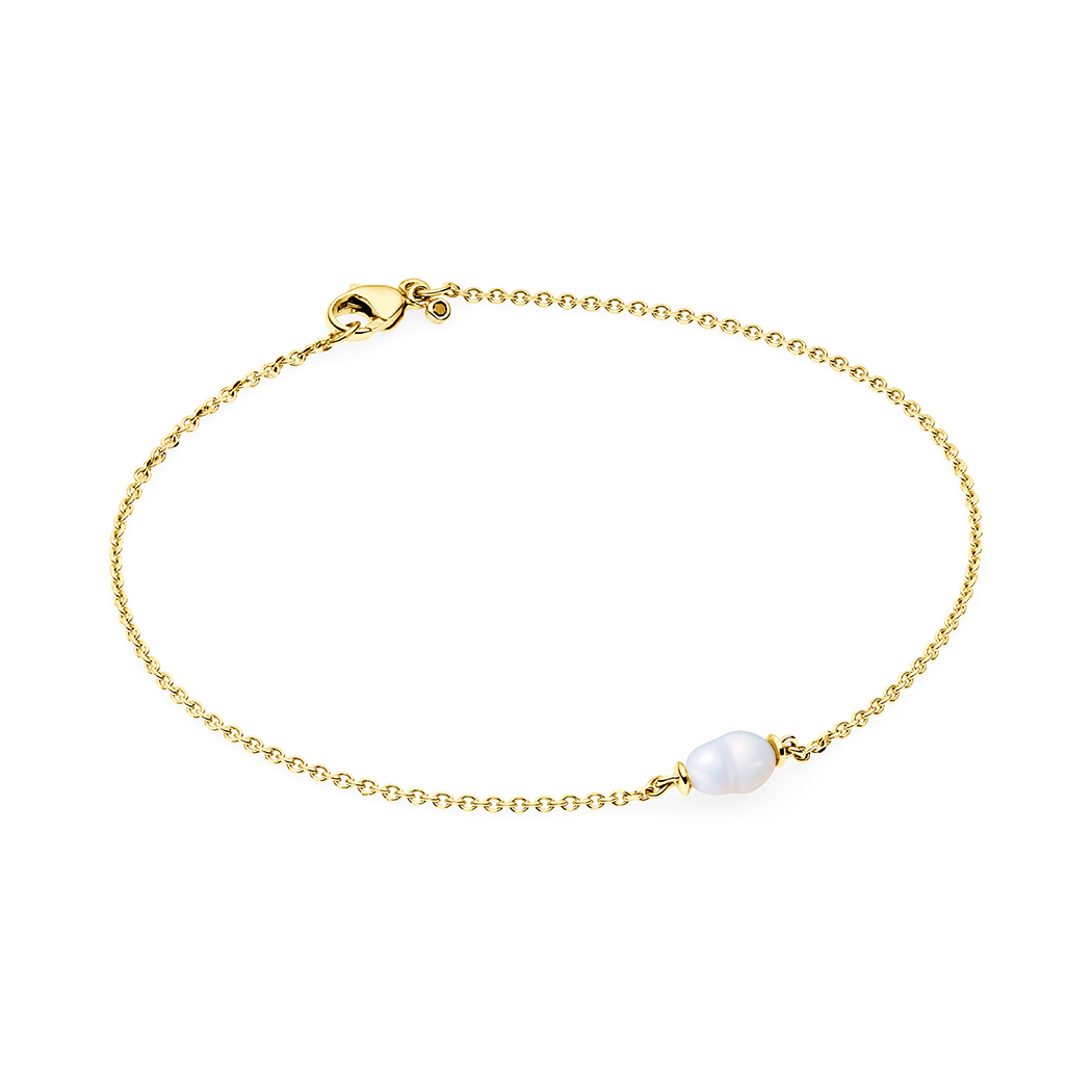 Keshi Grace Bracelet, Yellow Gold | Kailis Jewellery