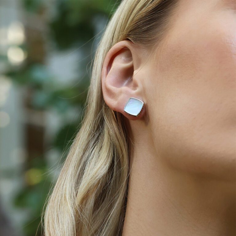 Dia Mother of Pearl Studs - content