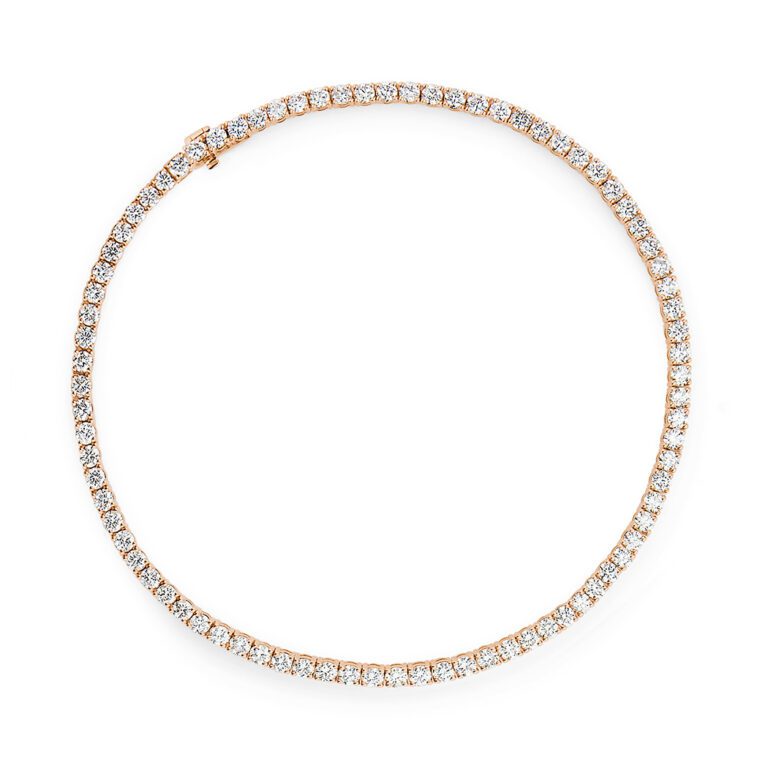 Tennis Bracelet, Rose Gold